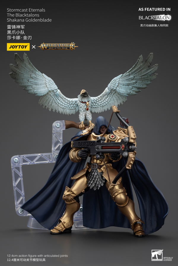JOYTOY Stormcast Eternals The Blacktalons Shakana Goldenblade | 6927054400911