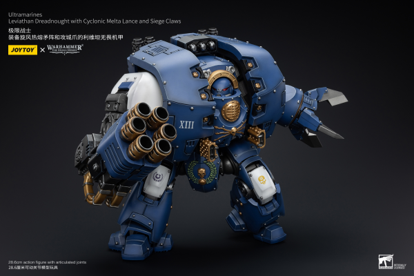 Joy Toy Ultramarines Leviathan Dreadnought with Cyclonic Melta Lance And Siege Claws(6973130378643)(6973130378643)