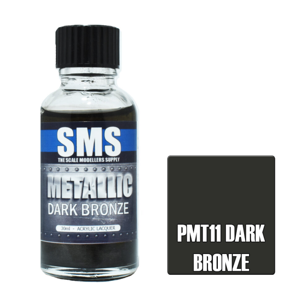 The Scale Modellers Supply (SMS) Metallic DARK BRONZE 30ml | 707959821549