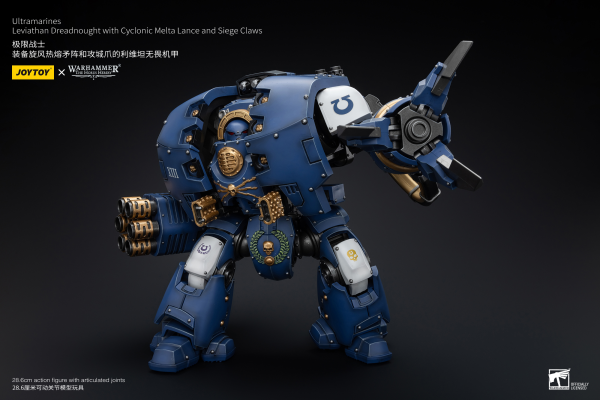 Joy Toy Ultramarines Leviathan Dreadnought with Cyclonic Melta Lance And Siege Claws(6973130378643)(6973130378643)