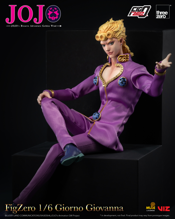 threezero JOJO's Bizarre Adventure: Golden Wind FigZero 1/6 Giorno Giovanna | 4895250817470