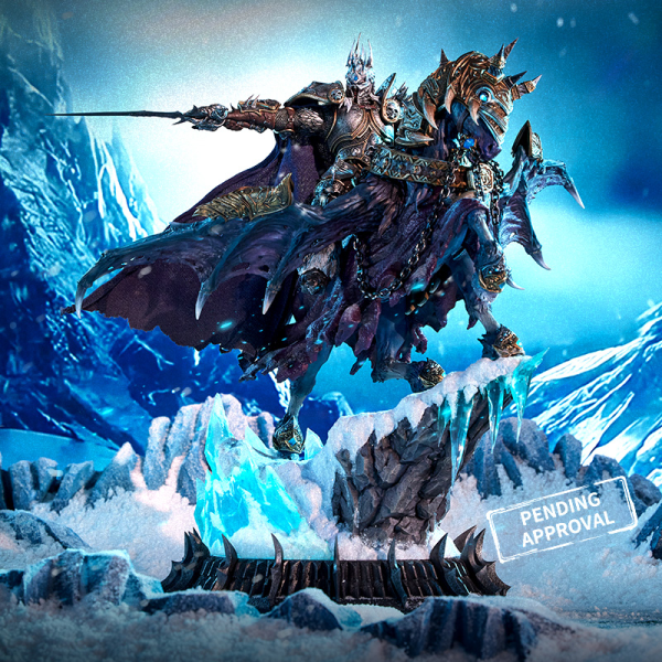 HEX Collectibles Blizzard World of Warcraft® The Lich King & Invincible Premium Statue(BLZ009) | BLZ009