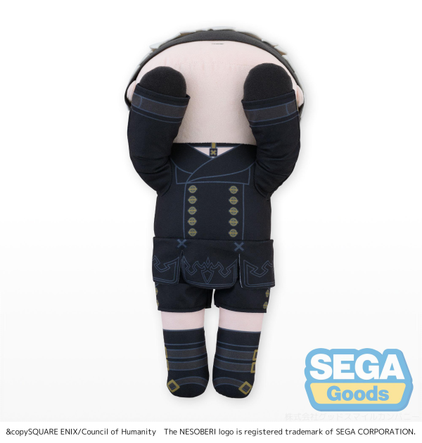 SEGA NESOBERI (Lay-Down) TV Anime "NieR:Automata Ver1.1a" LL Plush "9S" | 4580779546689