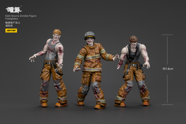 JOYTOY Dark Source Zombie Figure Firefighters | 6927054401598