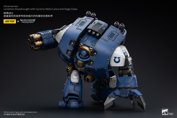 Joy Toy Ultramarines Leviathan Dreadnought with Cyclonic Melta Lance And Siege Claws(6973130378643)(6973130378643)