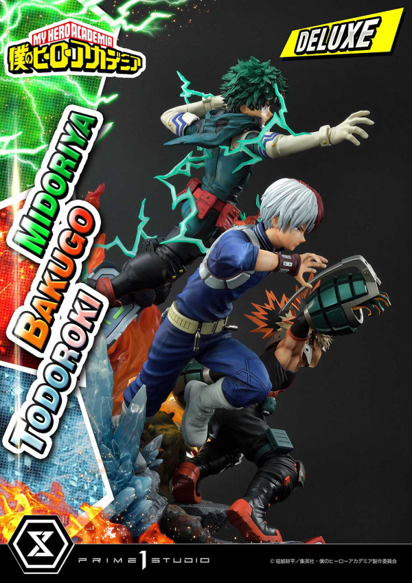 Prime 1 Studio Ultimate Premium Masterline My Hero Academia Midoriya, Bakugo & Todoroki Deluxe Version | 4582535945804