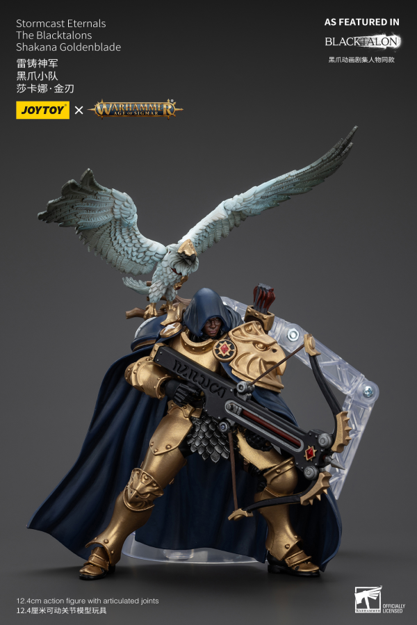 JOYTOY Stormcast Eternals The Blacktalons Shakana Goldenblade | 6927054400911