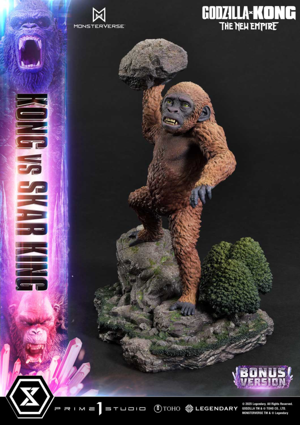 Prime 1 Studio Ultimate Diorama Masterline Godzilla x Kong: The New Empire (Film) Kong vs Skar King Bonus Version | 4582647121707