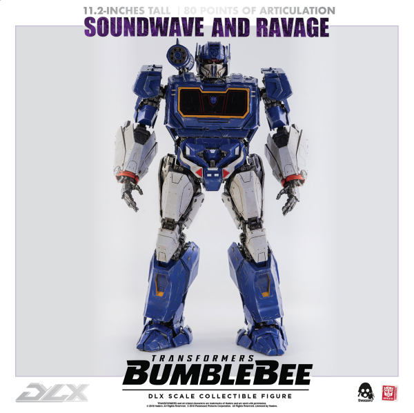 Three Zero Transformers: Bumblebee - DLX Soundwave and Ravage | 4897056202627