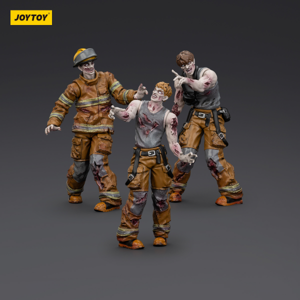 JOYTOY Dark Source Zombie Figure Firefighters | 6927054401598