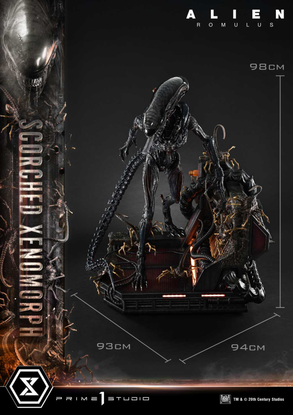 Prime 1 Studio Museum Masterline XL Alien: Romulus Scorched Xenomorph Deluxe Version | 4582647121868