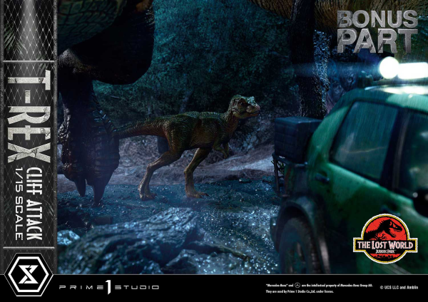 Prime 1 Studio Legacy Museum Collection The Lost World: Jurassic Park (Film) T-Rex Cliff Attack 1/15 scale Bonus Version | 4582647121011