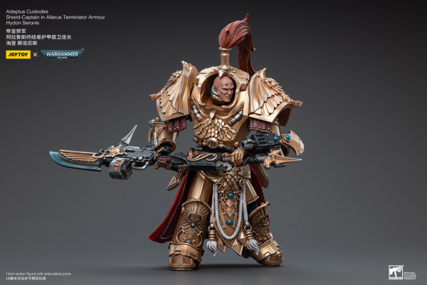 JOYTOY Adeptus Custodes Shield-Captain in Allarus Terminator Armour Hydon Seronis | 6973130379244