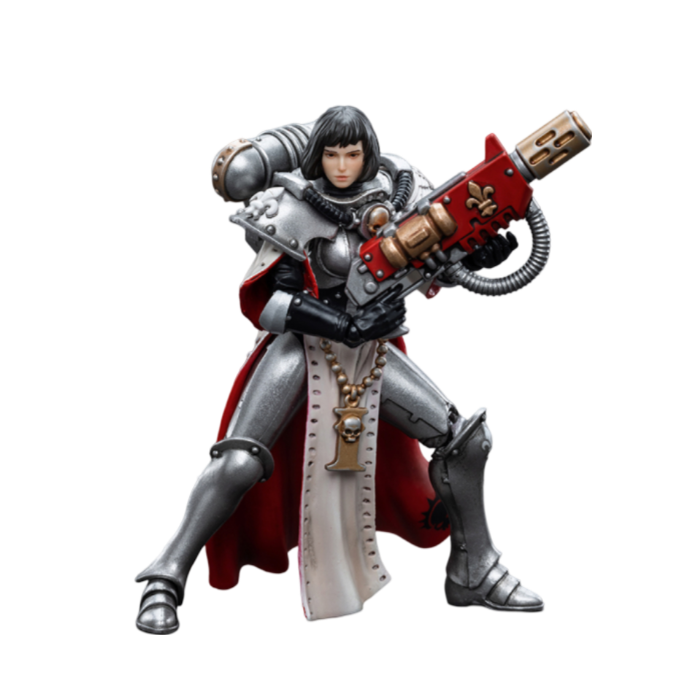 Joy Toy Warhammer 40K-Adepta Sororitas Battle Sisters Order of the Argent Shroud Sister Irmengard | 6973130374638