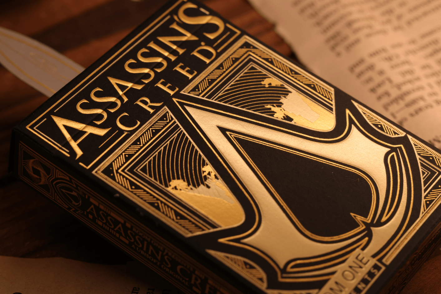 Assassin's Creed Legacy Ver. II Playing Cards - Onyx Hidden Blade Edition