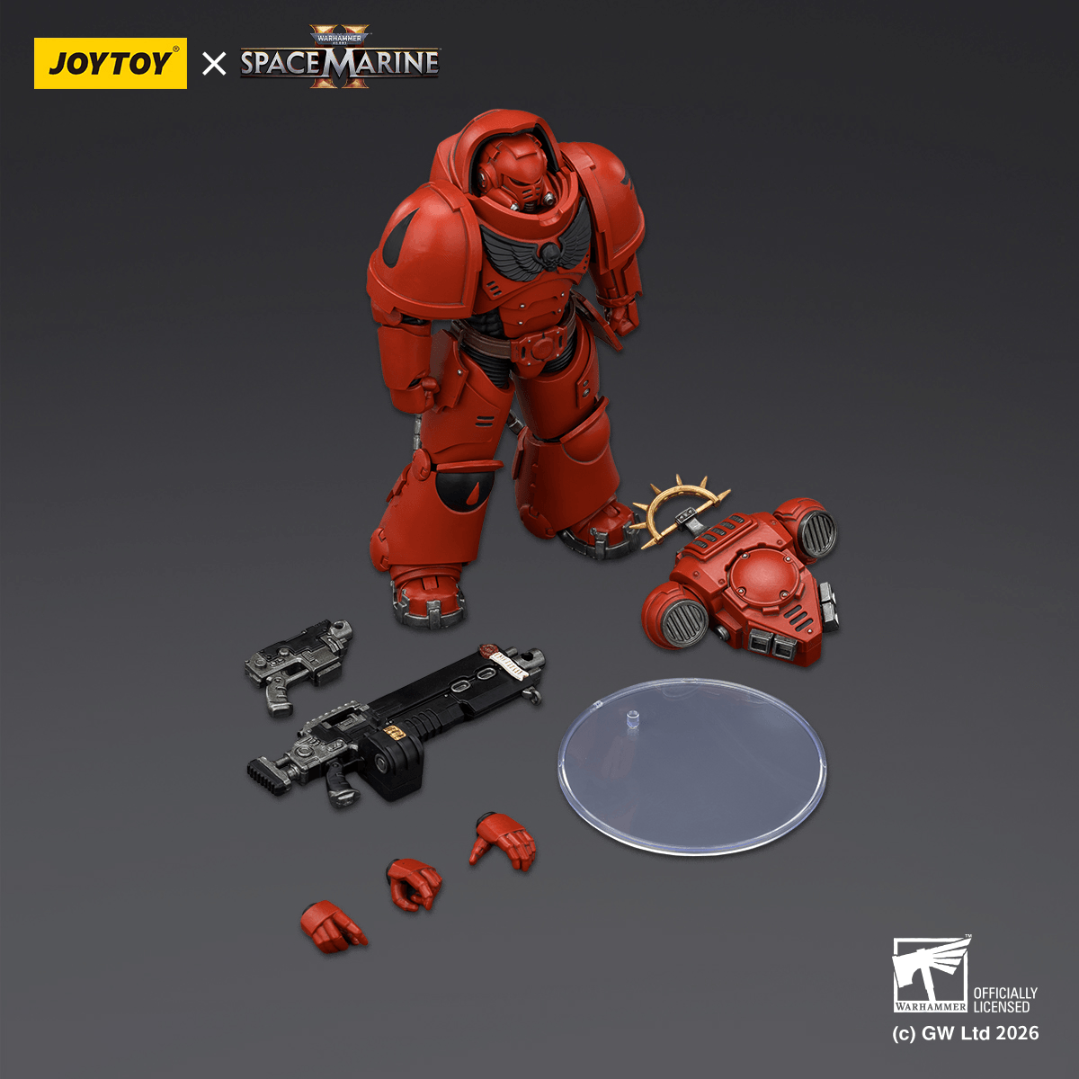 Game Edition Blood Angels Heavy Intercessor with Heavy Bolt Rifle and Bolt Pistol | 6927054403660