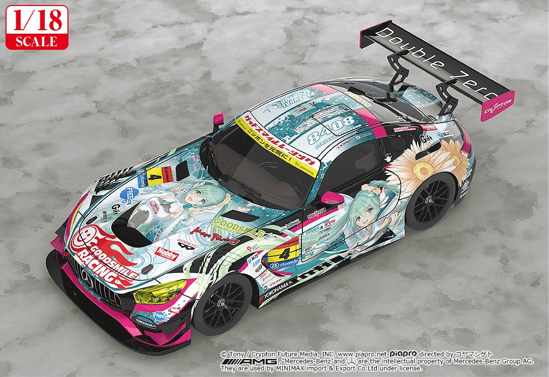 (Rerelease) 1/18th Scale Good Smile Hatsune Miku AMG 2017 SUPER GT Ver.
