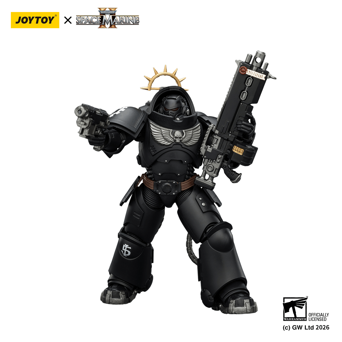 Game Edition Iron Hands Heavy Intercessor with Heavy Bolt Rifle and Bolt Pistol | 6927054403714