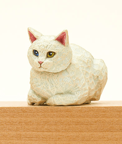 AIP mio hashimoto Cat sculpture (Box of 12) | 4580045301455