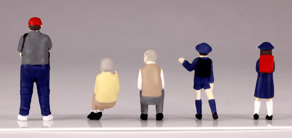 (Rerelease) 1/80 Scale super minifigure series6 That Day's Bus Stop Set - Release Date: 08/2026 | 4582362383077