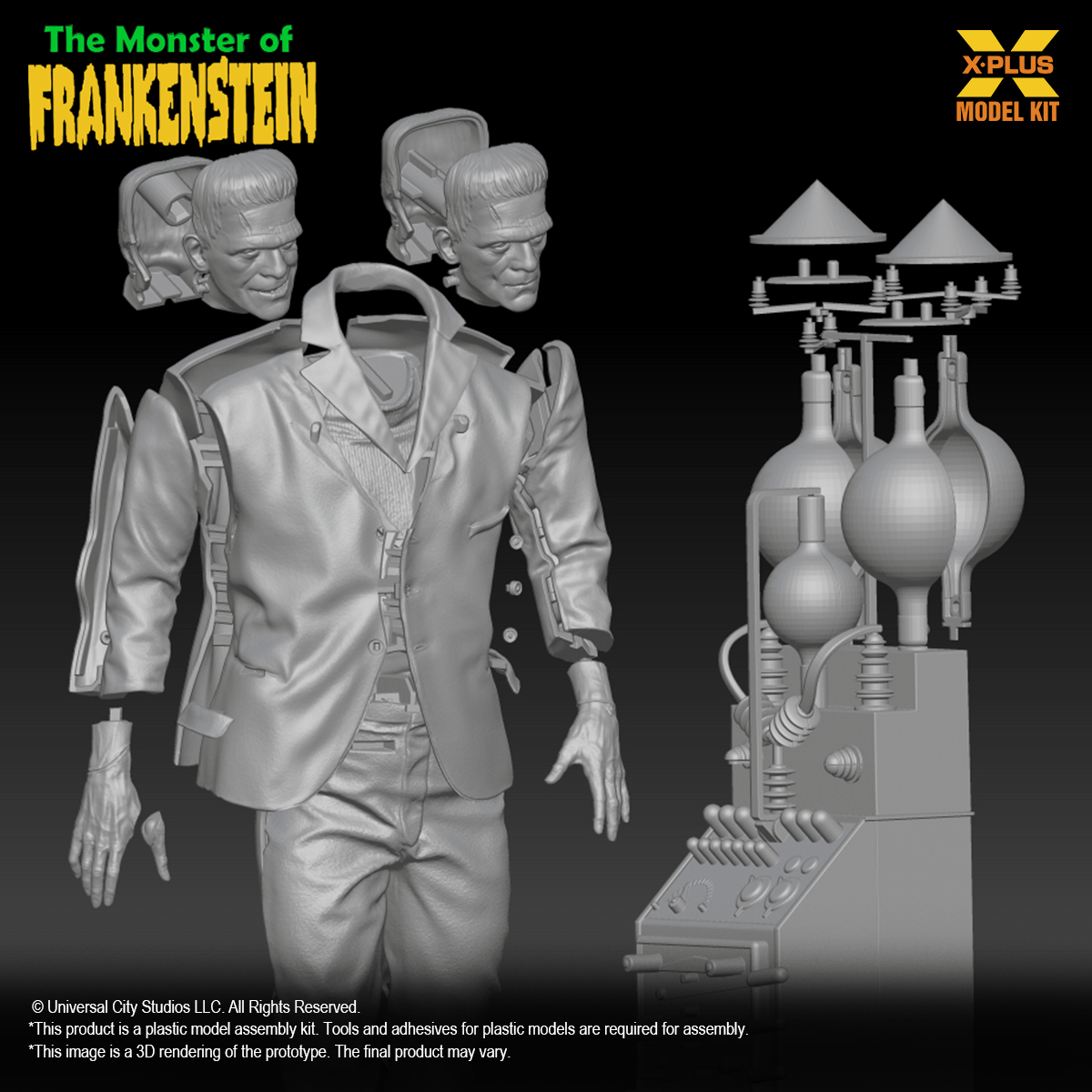 1/8 Scale The Monster of Frankenstein Plastic Model Kit | 4532149023580
