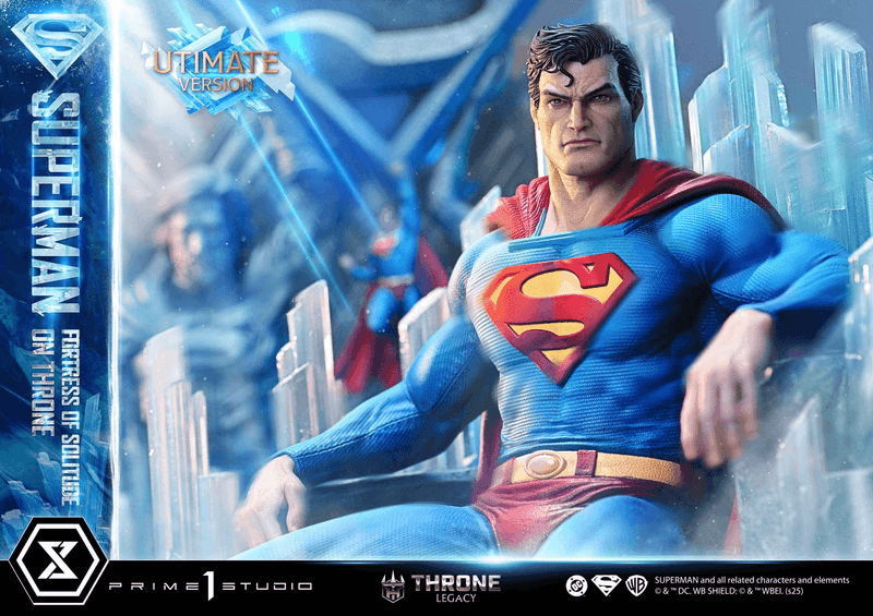 Prime 1 Studio Throne Legacy Superman (Comics) Superman Fortress of Solitude on Throne (Design by Gabriele Dell'Otto) Ultimate Bonus Version | 4582647122162