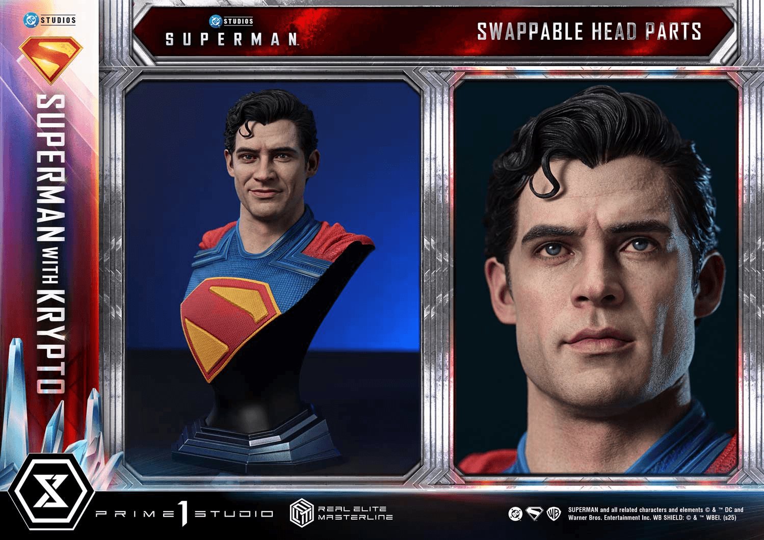 Real Elite Masterline Superman (2025 Film) Superman with Krypto | 4582647123015