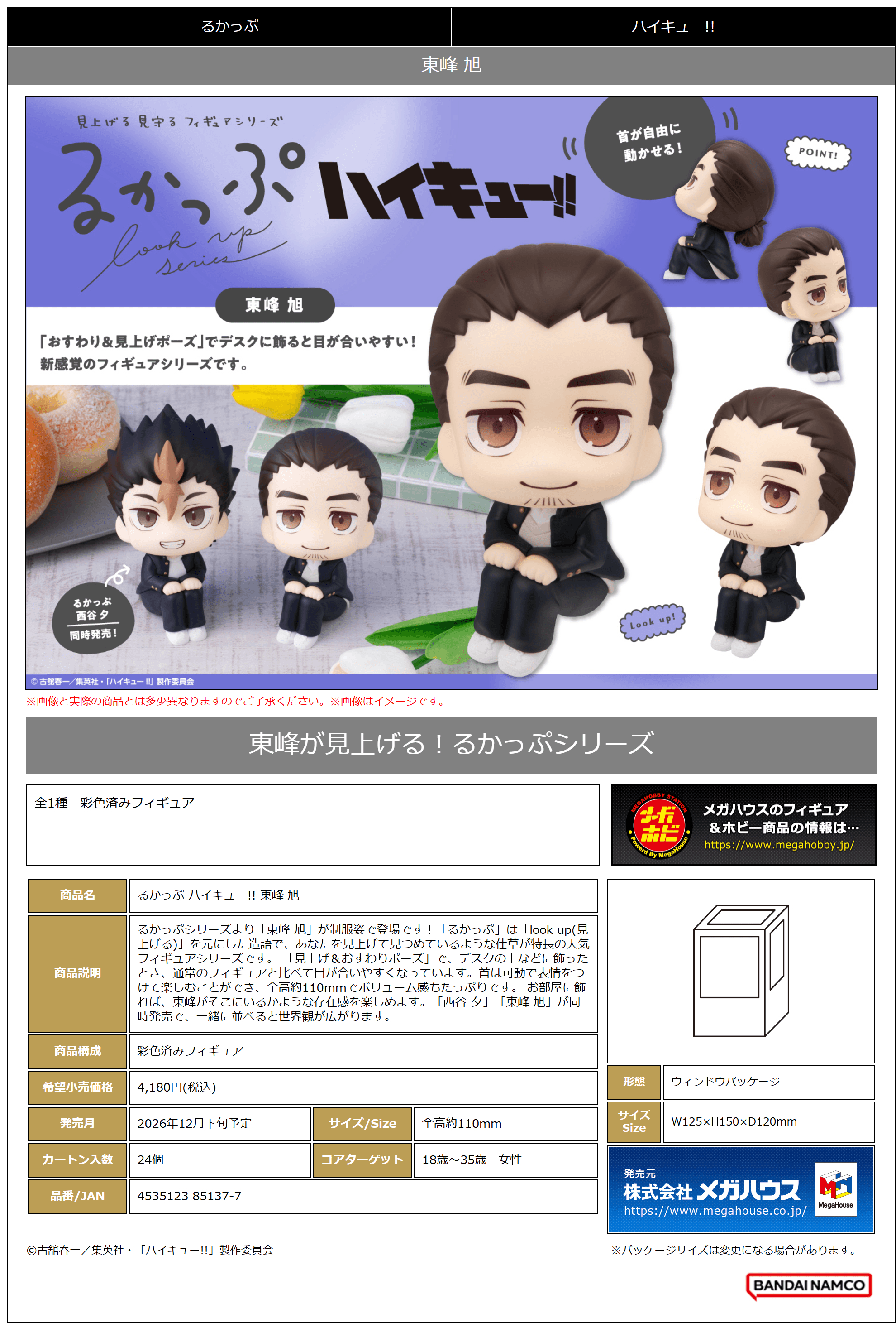 Lookup Haikyu!! Asahi Azumane | 4535123851377
