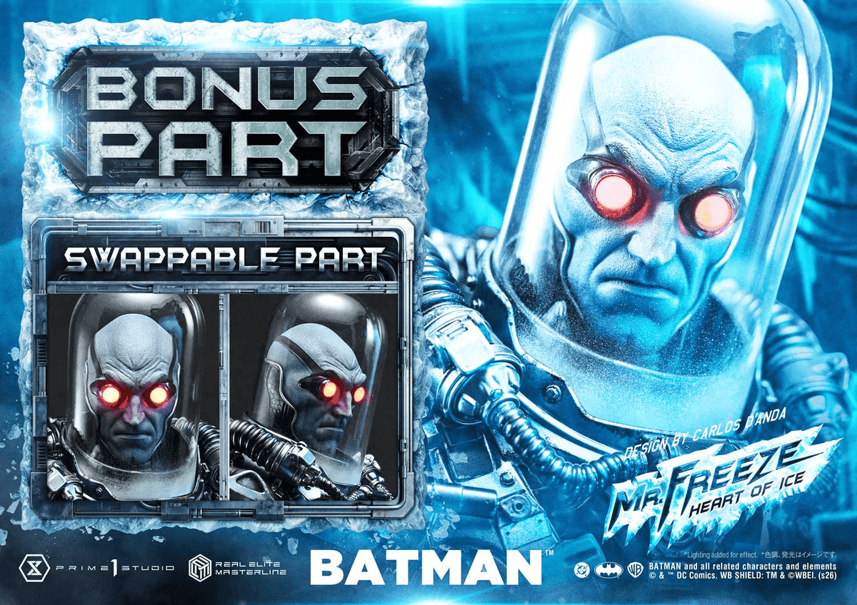 Real Elite Masterline Batman (Comics) Mr. Freeze Heart of Ice (Design by Carlos D'Anda) DX Bonus Version