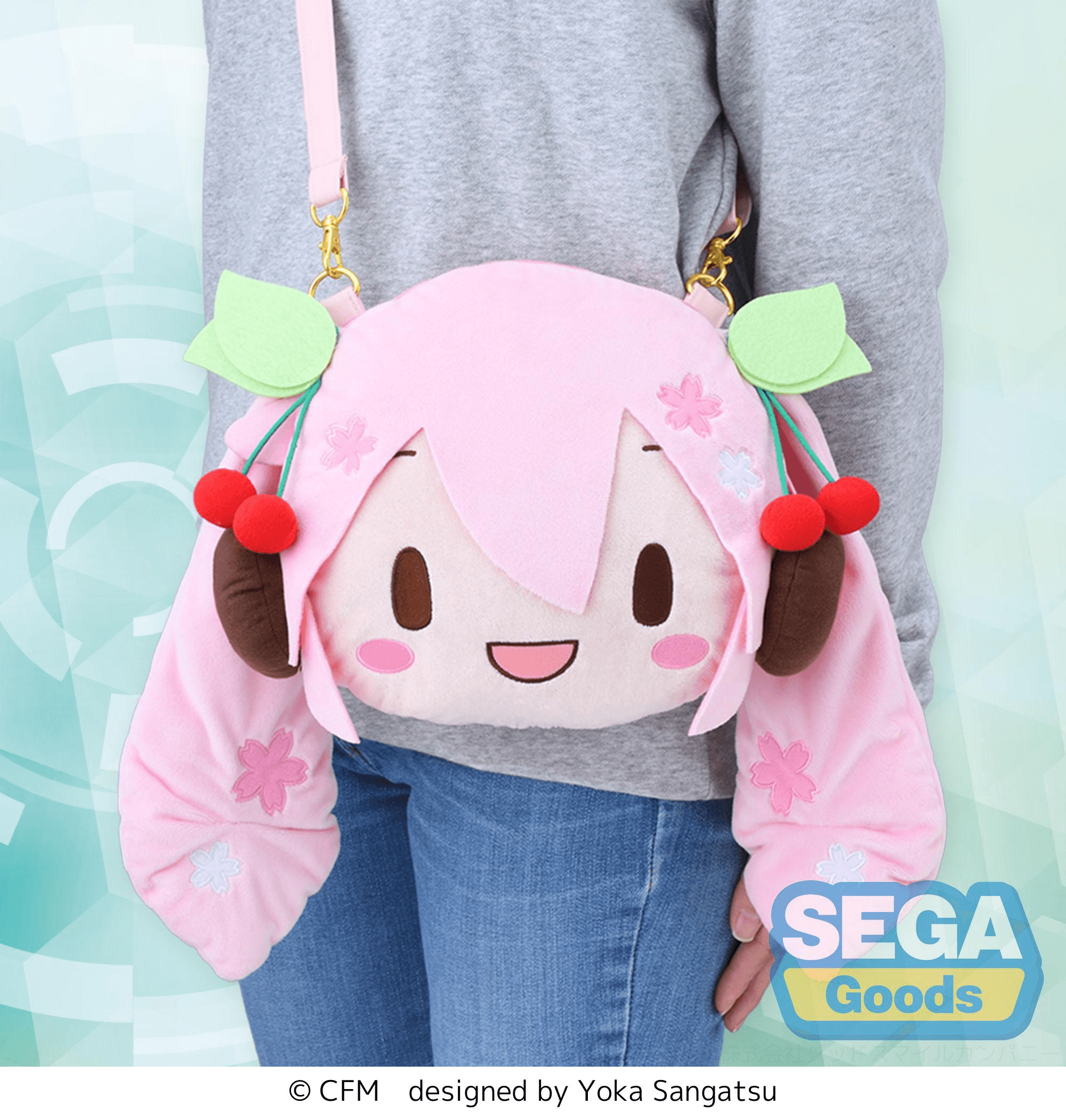 fuwa petit "Sakura Miku" Face Shoulder Bag (M) | 4573628561926