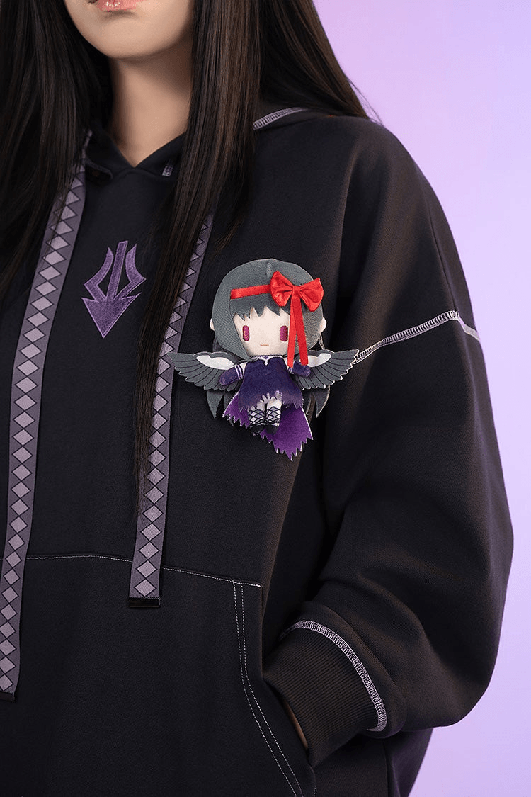 Puella Magi Madoka Magica The Movie -Rebellion- Hoodie Homura Akemi | 4580828671997