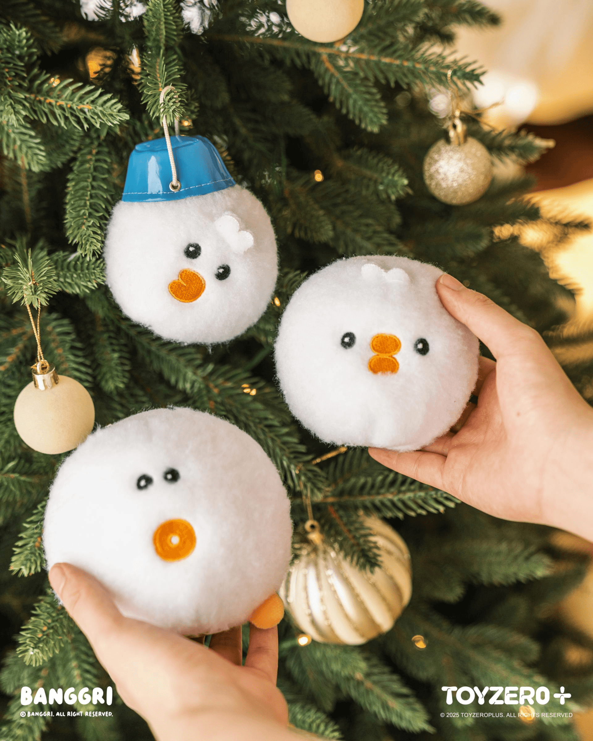 BANGGRI Winter Series - Unstable Snowball Bang-ari Plush | 6978531762084