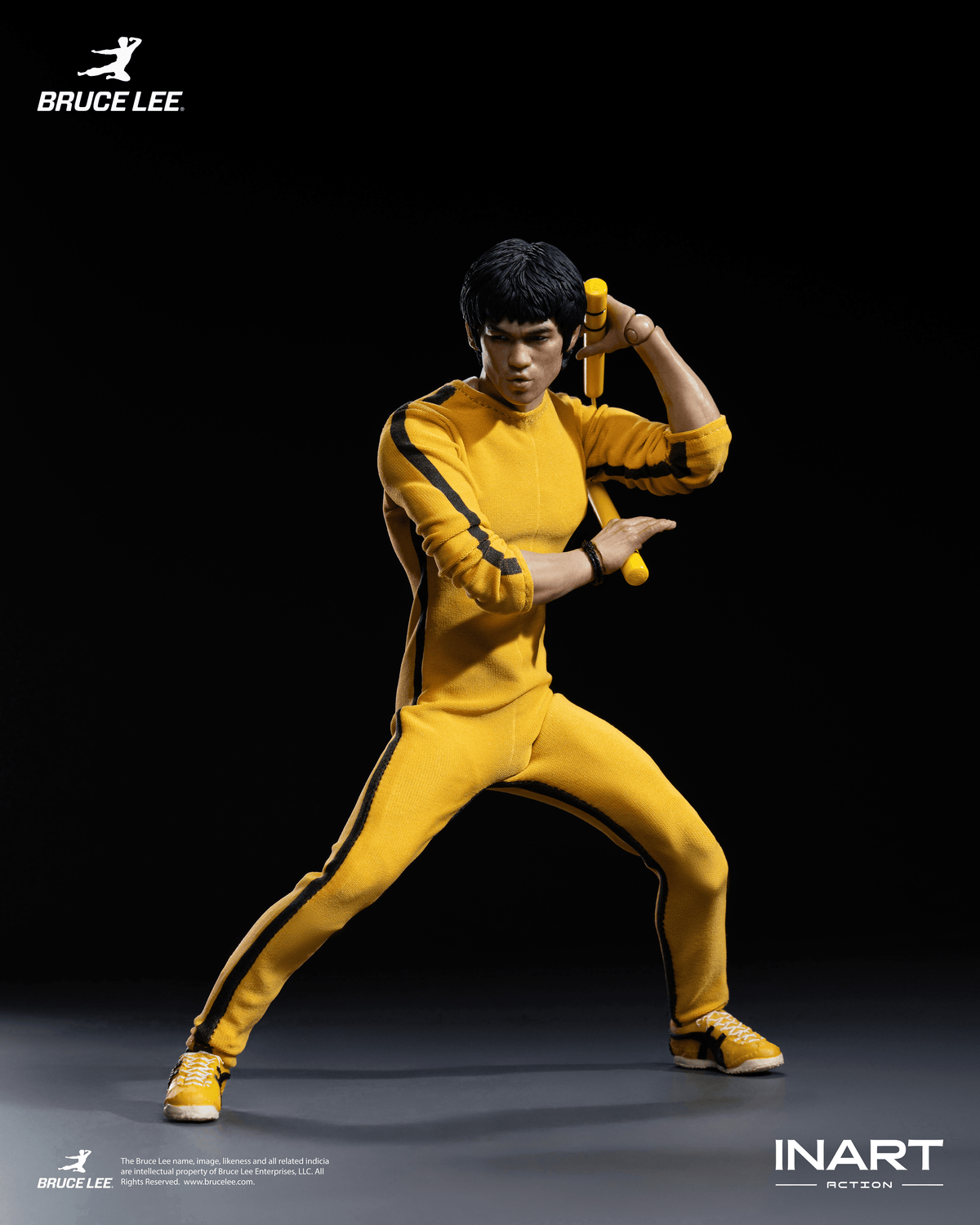 INART - Bruce Lee (Yellow Jumpsuit) 1/12 Collectible Figure