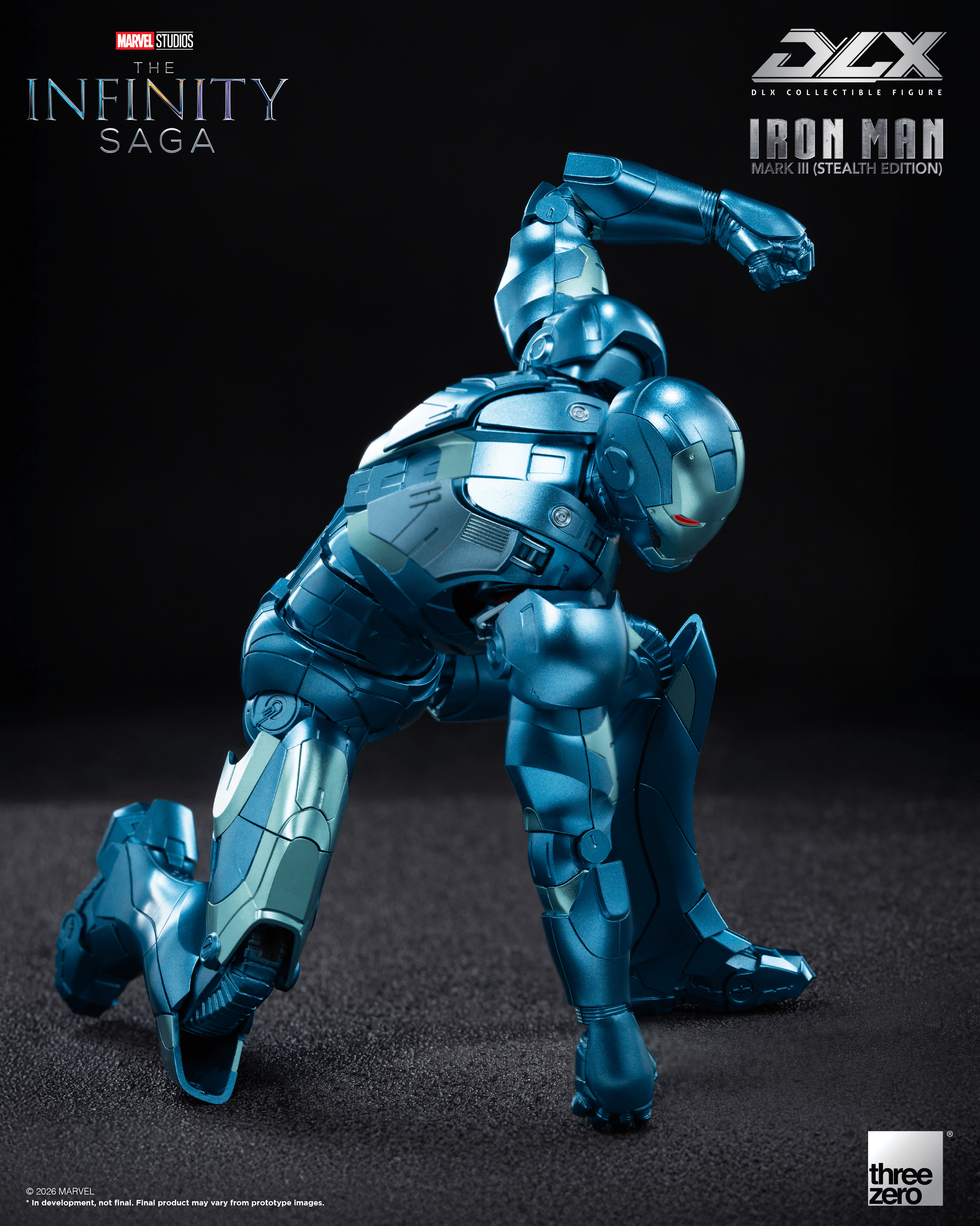 Marvel Studios: The Infinity Saga - DLX Iron Man Mark 3 (Stealth Edition) | 4895250821842