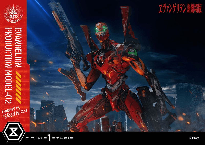Prime 1 Studio Ultimate Diorama Masterline Evangelion Evangelion Production Model-02 (Concept by Josh Nizzi) Deluxe Version | 4582647122094