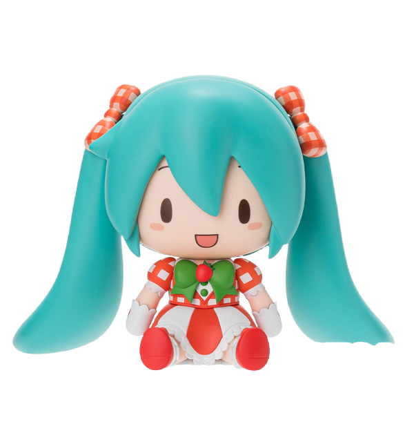 SEGA fuwa petit Hatsune Miku x Love and Berry Dress Up and Dance! Chibi Figure Lovely Strawberry | 4582733440910