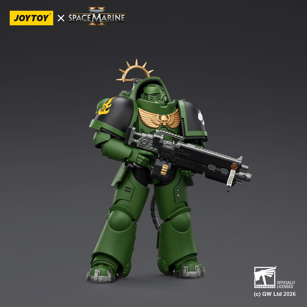 Game Edition Salamanders Heavy Intercessor with Heavy Bolt Rifle and Bolt Pistol | 6927054403677