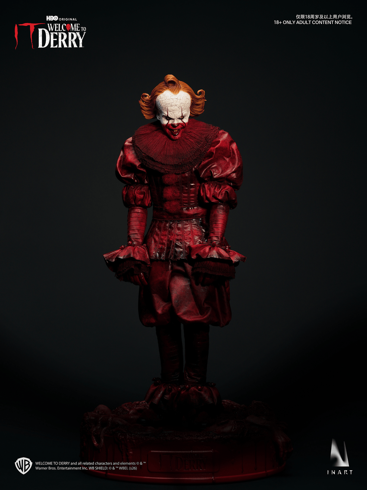 INART - IT: Welcome to Derry Season 1 - Pennywise (Bloody Version) 1/6 Collectible Figure