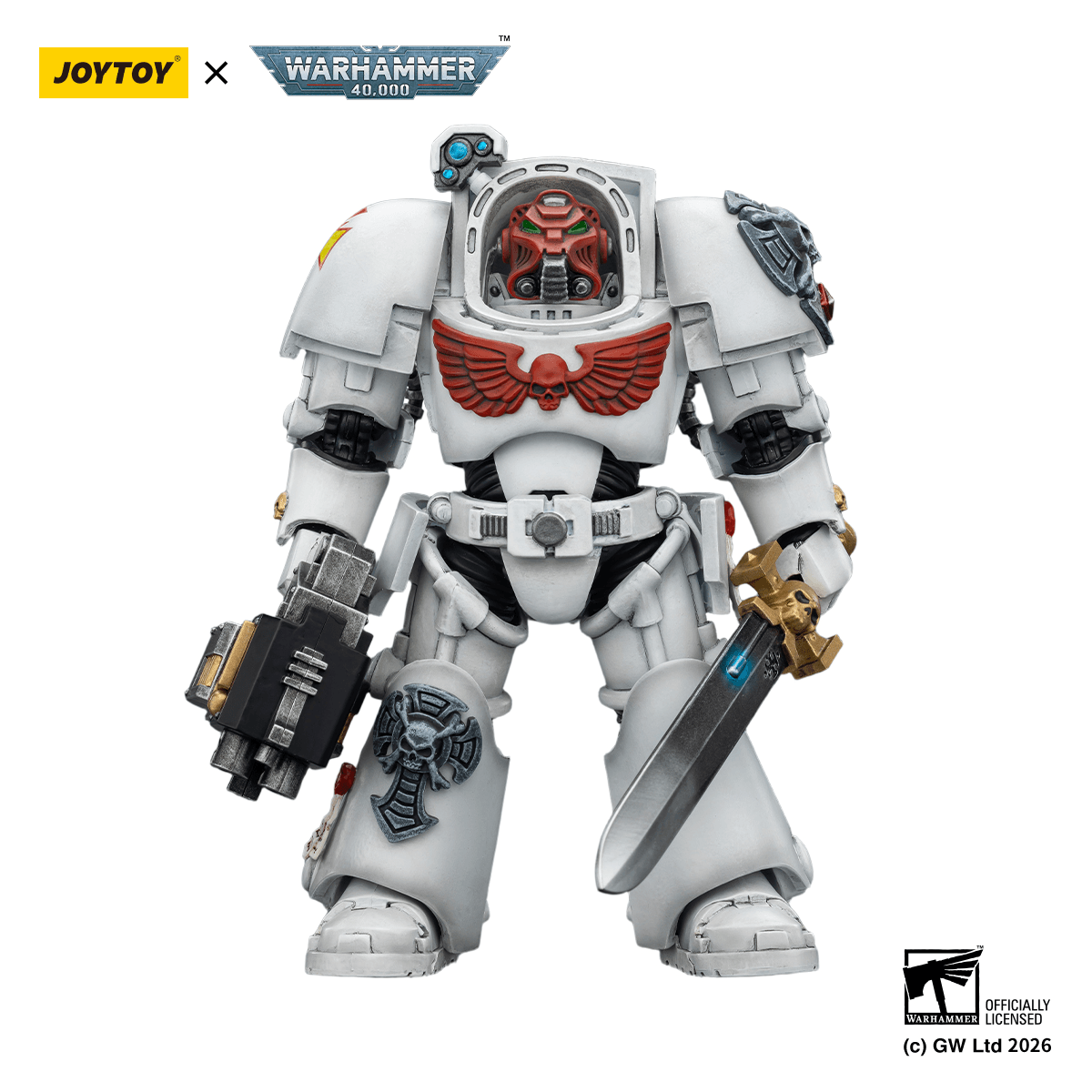 White Scars Terminator 1 with Power Sword and Storm Bolter | 6927054403189
