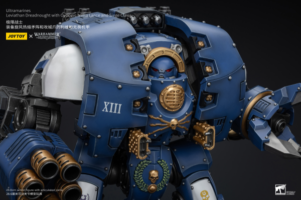Joy Toy Ultramarines Leviathan Dreadnought with Cyclonic Melta Lance And Siege Claws(6973130378643)(6973130378643)