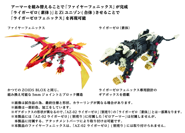 TAKARA TOMY AZ-06 Liger Zero Phoenix | 0190526059870