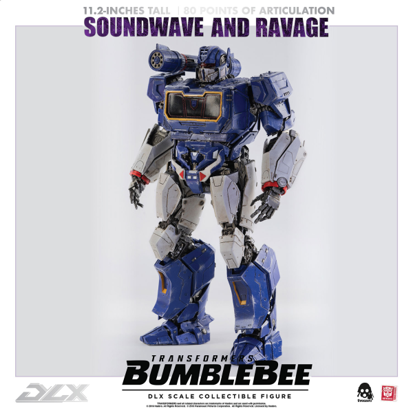 Three Zero Transformers: Bumblebee - DLX Soundwave and Ravage | 4897056202627