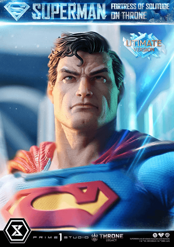 Prime 1 Studio Throne Legacy Superman (Comics) Superman Fortress of Solitude on Throne (Design by Gabriele Dell'Otto) Ultimate Bonus Version | 4582647122162