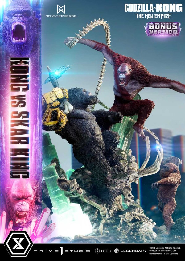 Prime 1 Studio Ultimate Diorama Masterline Godzilla x Kong: The New Empire (Film) Kong vs Skar King Bonus Version | 4582647121707