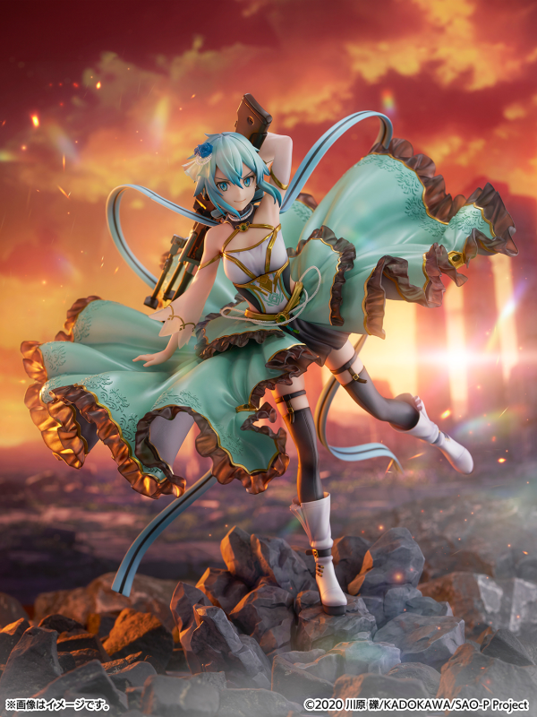 Sinon -Crystal Dress Ver.-1/7 Scale Figure | 4582534347326