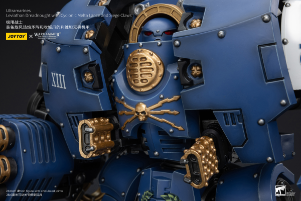 Joy Toy Ultramarines Leviathan Dreadnought with Cyclonic Melta Lance And Siege Claws(6973130378643)(6973130378643)
