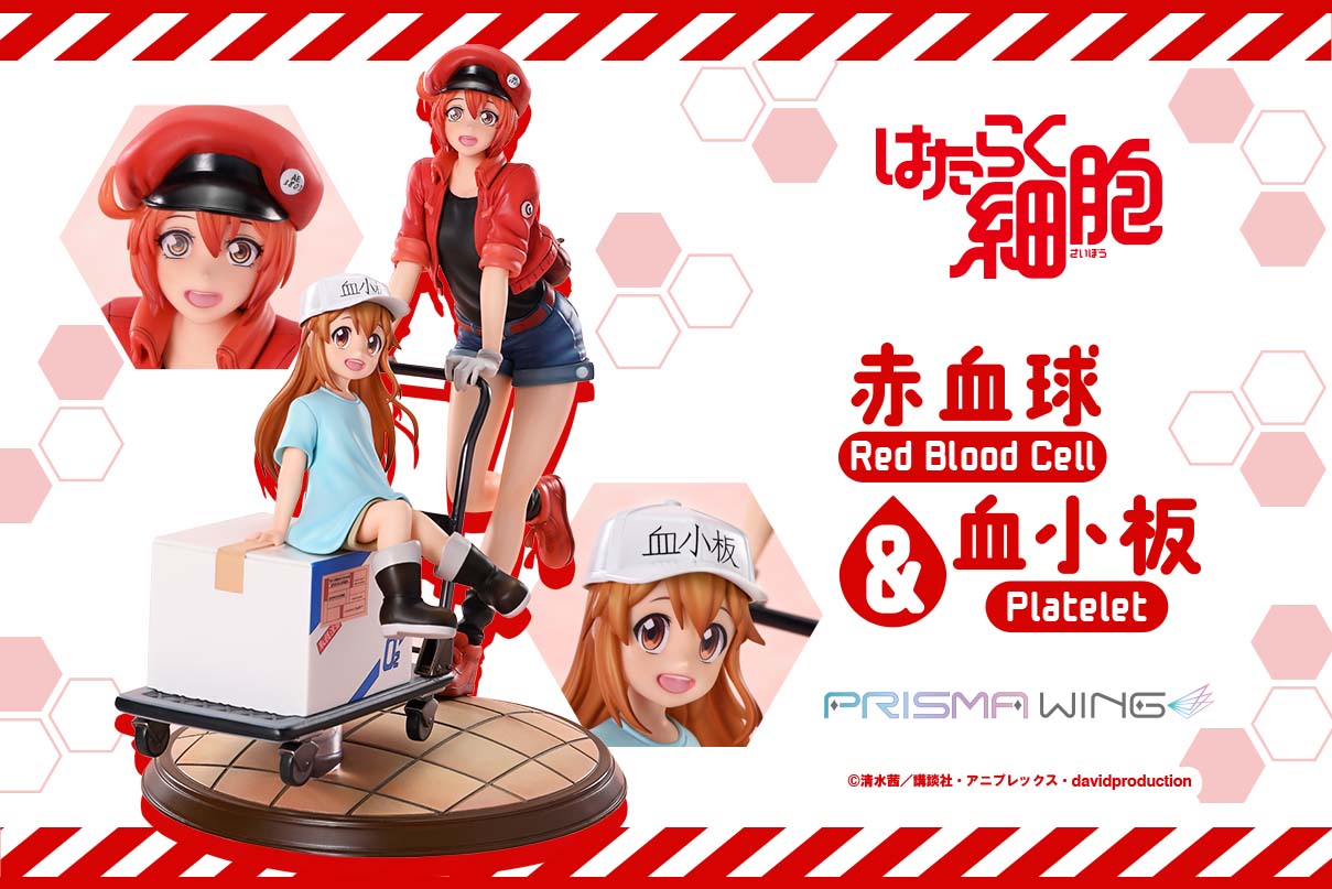 PRISMA WING Cells at Work Red Blood Cell & Platelet Non Scale Pre-Painted Figure