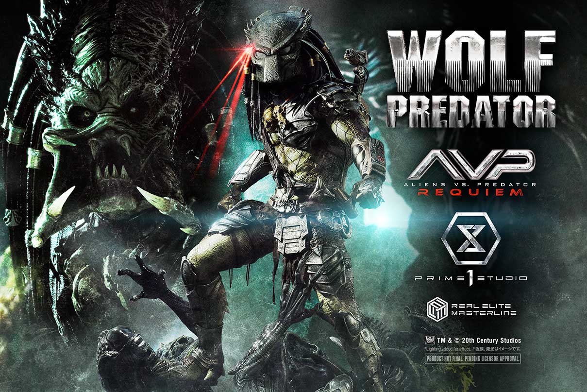 Real Elite Masterline Aliens vs. Predator: Requiem Wolf Predator