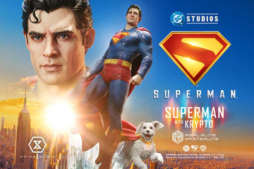 Real Elite Masterline Superman (2025 Film) Superman with Krypto