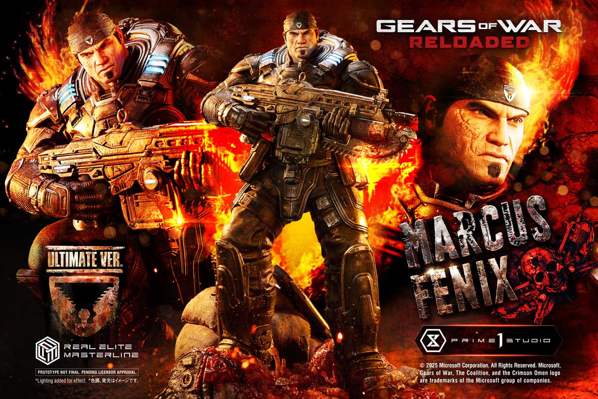 Real Elite Masterline Gears of War: Reloaded Marcus Fenix Ultimate Version